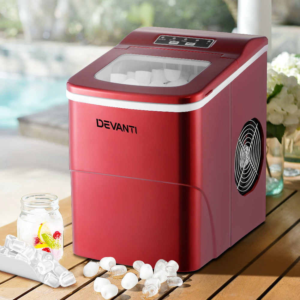 Portable Ice Maker Red