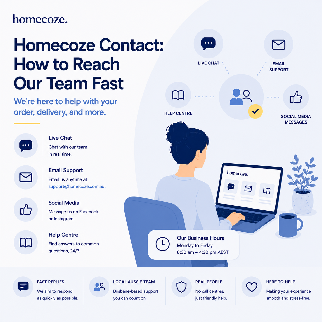 Homecoze Contact: How to Reach Our Team Fast