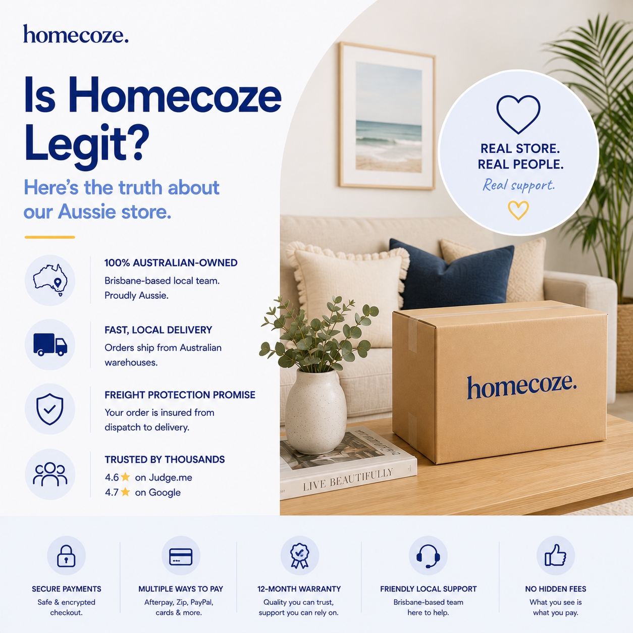Is Homecoze Legit? Here’s the Truth About Our Aussie Store