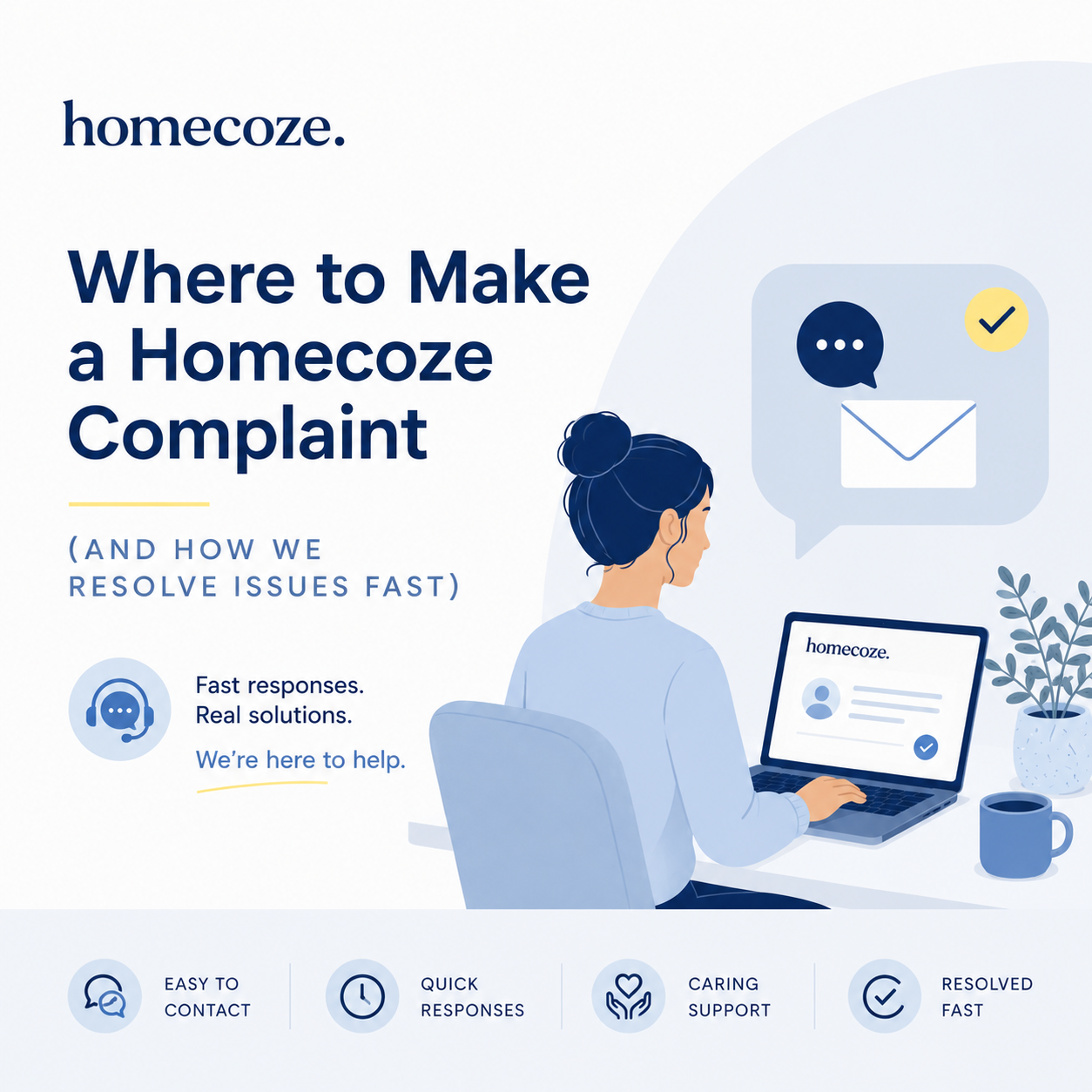 Where to Make a Homecoze Complaint (And How We Resolve Issues Fast)