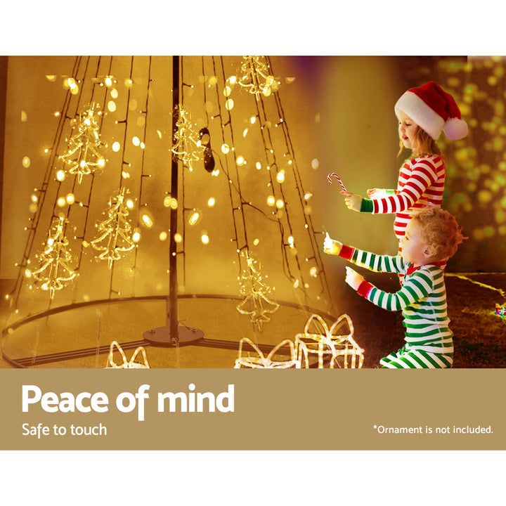 7FT (2.1m) Solar LED Christmas Tree - Homecoze