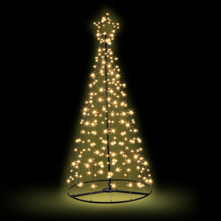 7FT (2.1m) Solar LED Christmas Tree - Homecoze
