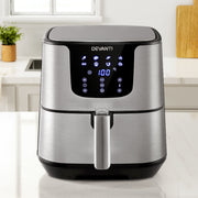 7L Stainless Steel LCD Touch Panel Oil Free Air Fryer 1700W - Homecoze
