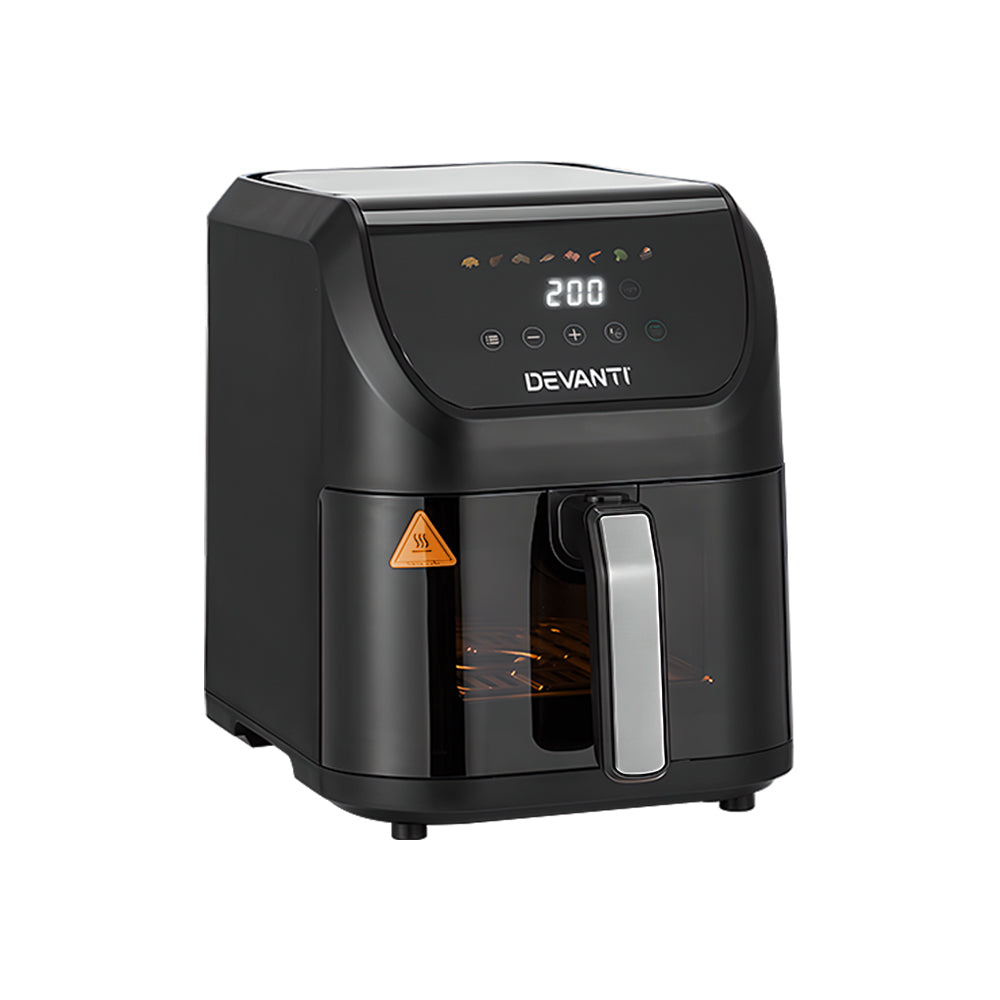 Air Fryer 5L W/ LCD Touch 1500W - Homecoze