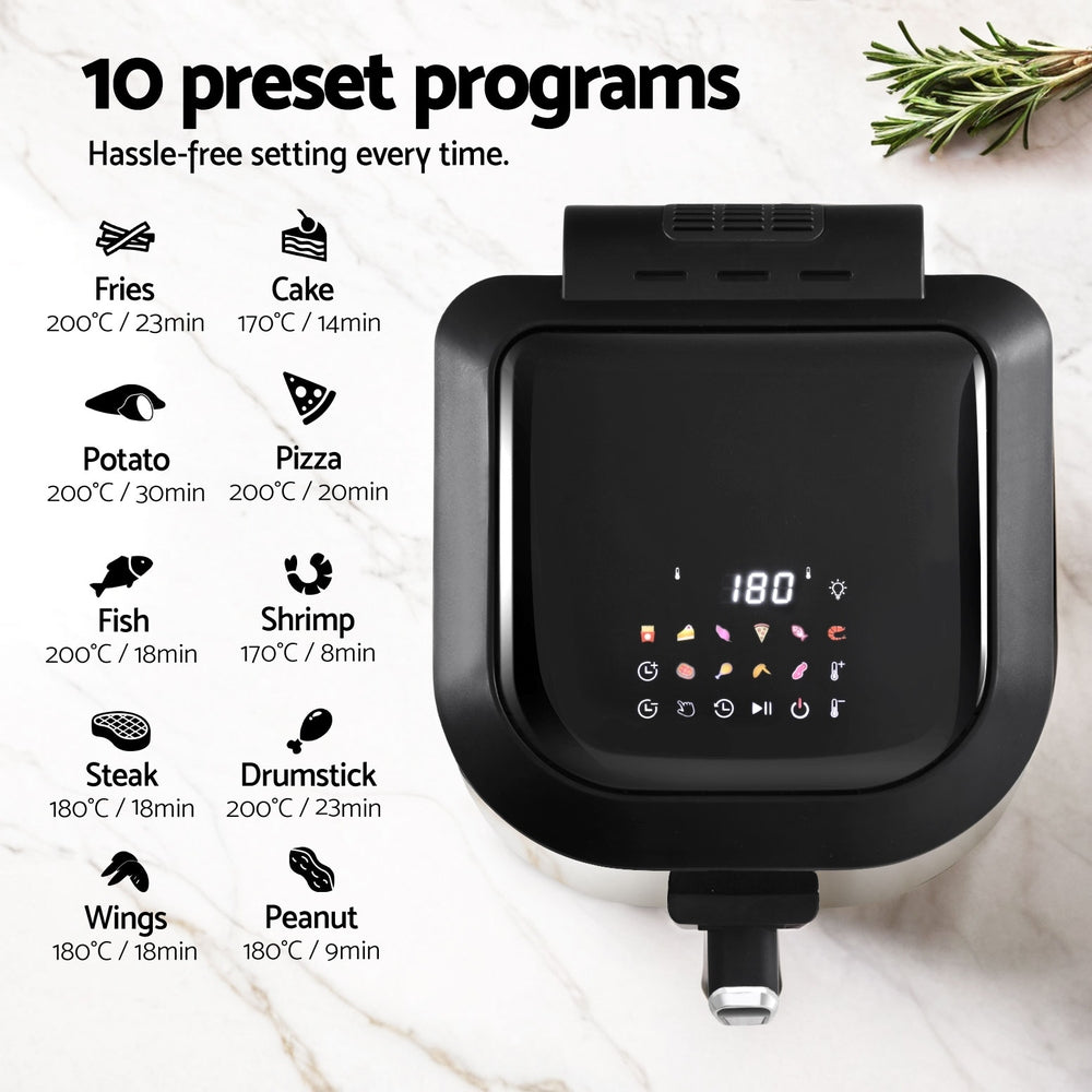 5.5L Air Fryer & Grill LCD Fryers 1500W - Homecoze