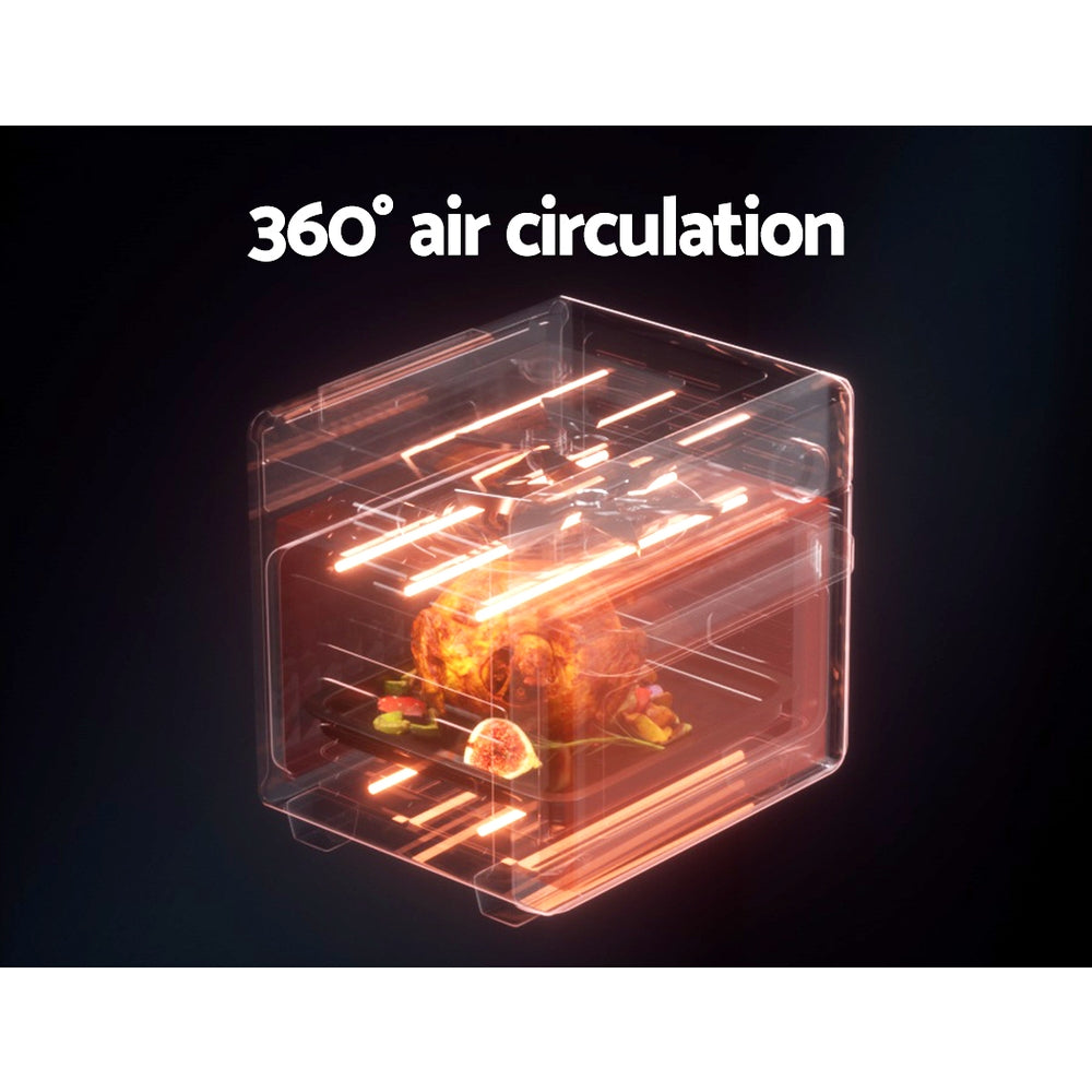 Devanti Air Fryer 15L LCD Fryers Oven - Homecoze