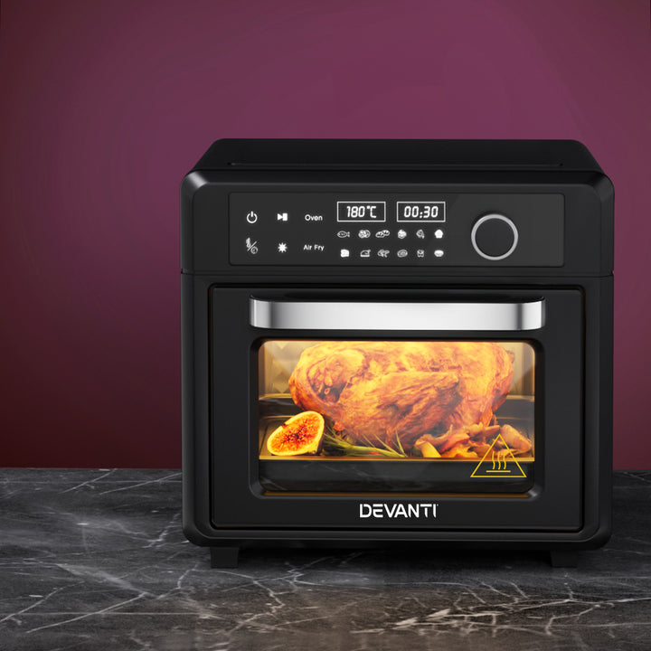 Devanti Air Fryer 20L LCD Fryers Oven - Homecoze