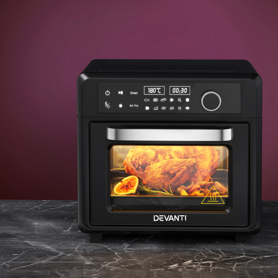 Devanti Air Fryer 20L LCD Fryers Oven - Homecoze