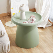 Side Table Mushroom 'Top-Hat' Nordic Style 52cm - Green - Homecoze