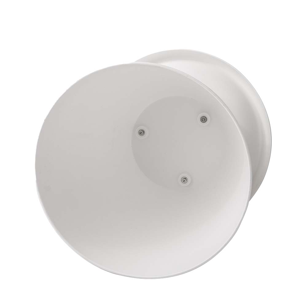 Side Table Mushroom 'Top-Hat' Nordic Style 52cm - White - Homecoze