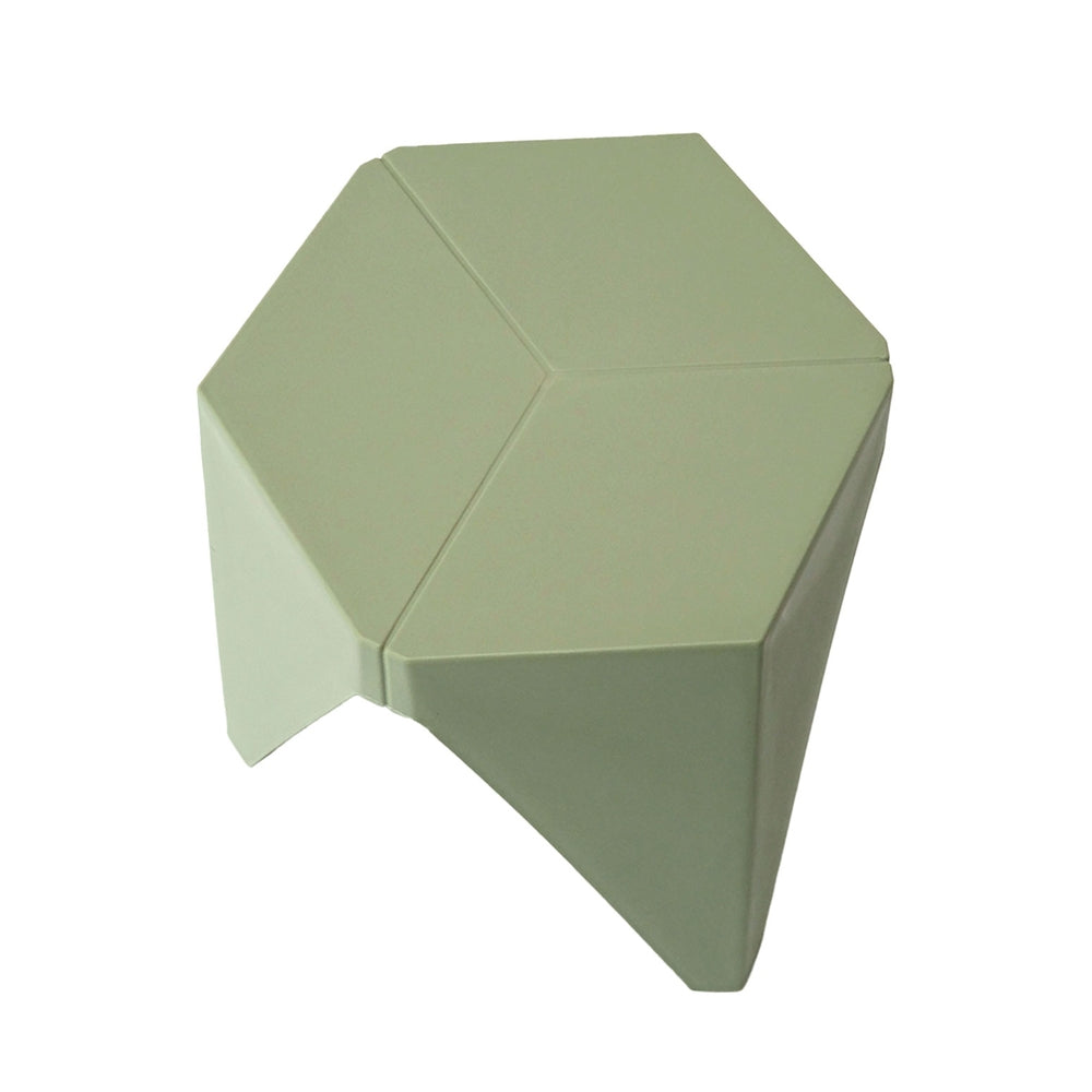 Set of 4 Nordic Stool Side Tables - Green - Homecoze