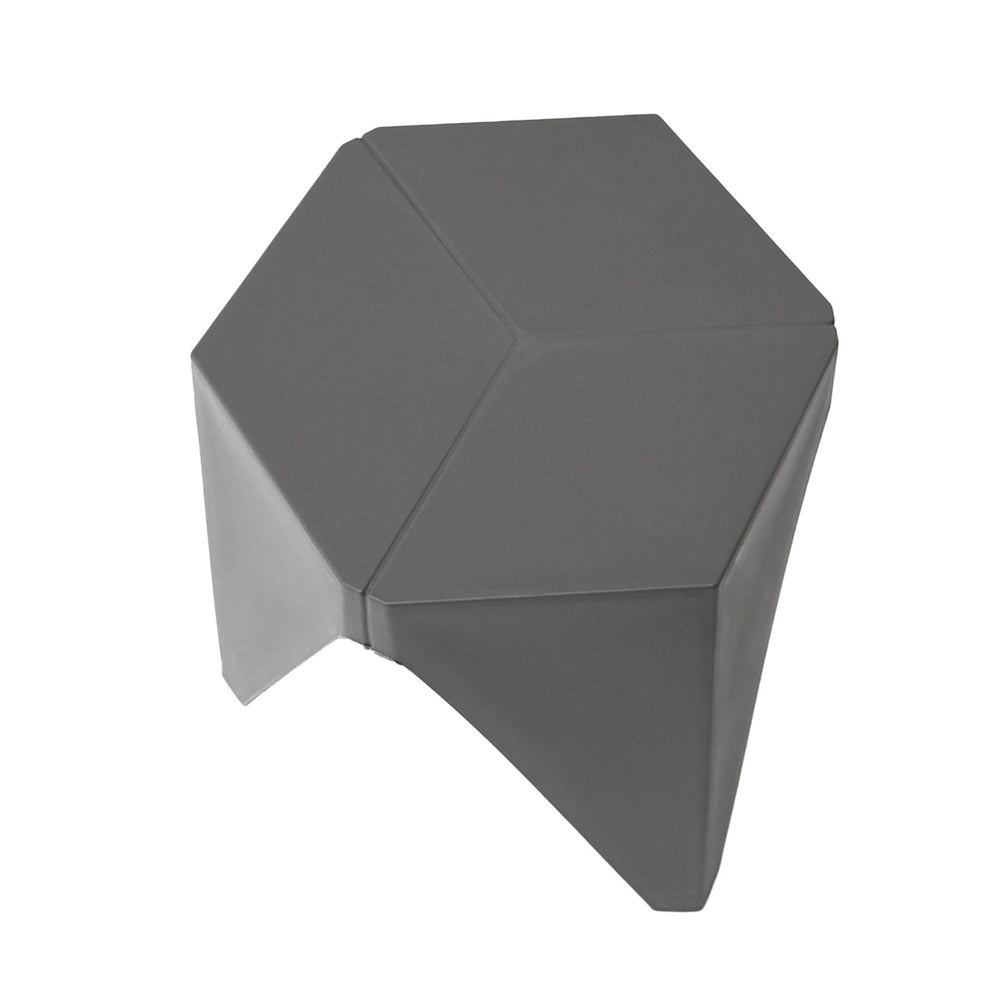 Set of 4 Nordic Stool Side Tables - Grey - Homecoze