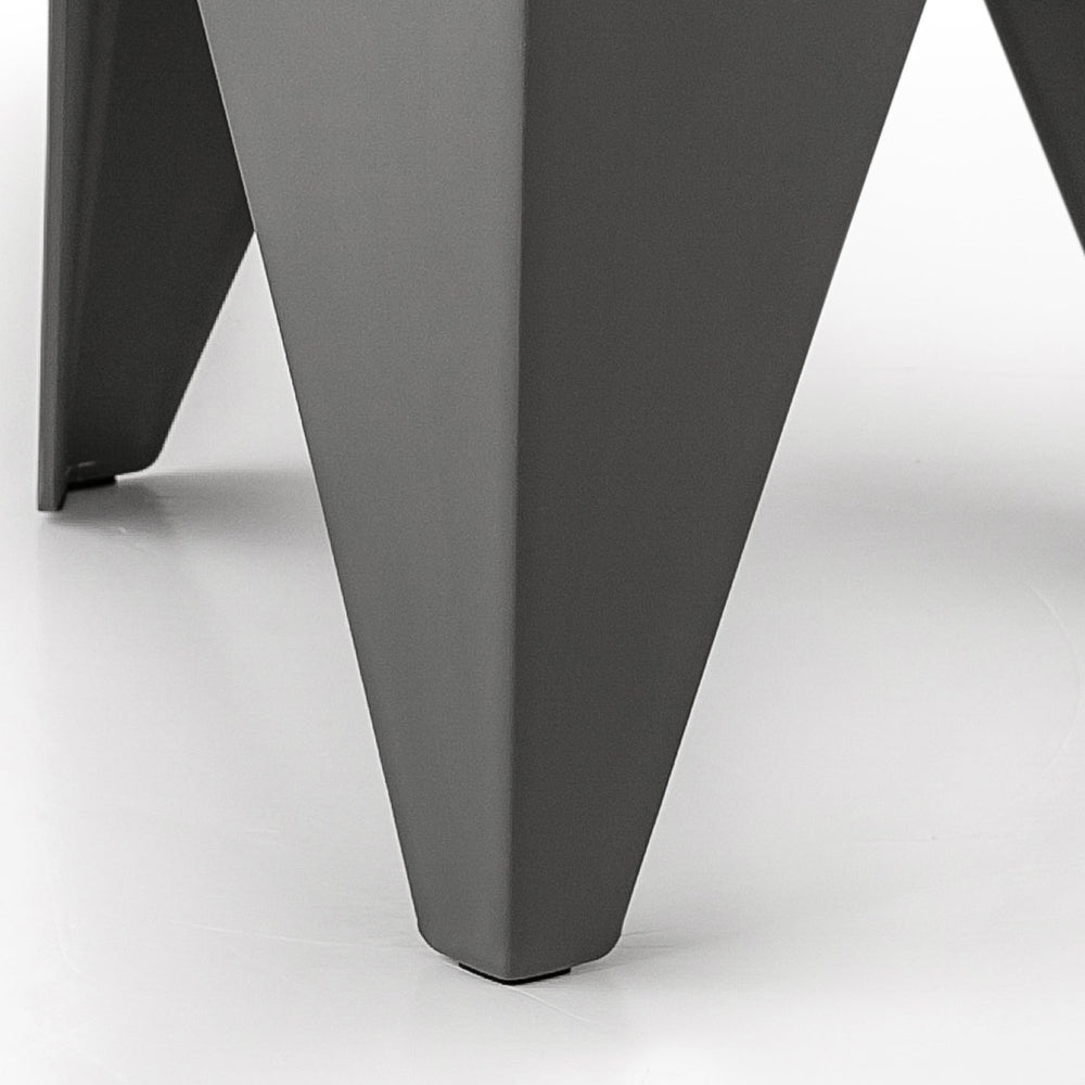 Set of 4 Nordic Stool Side Tables - Grey - Homecoze