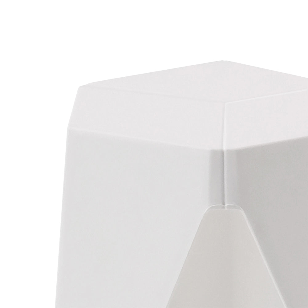 Set of 2 Nordic Stool Side Tables - White - Homecoze