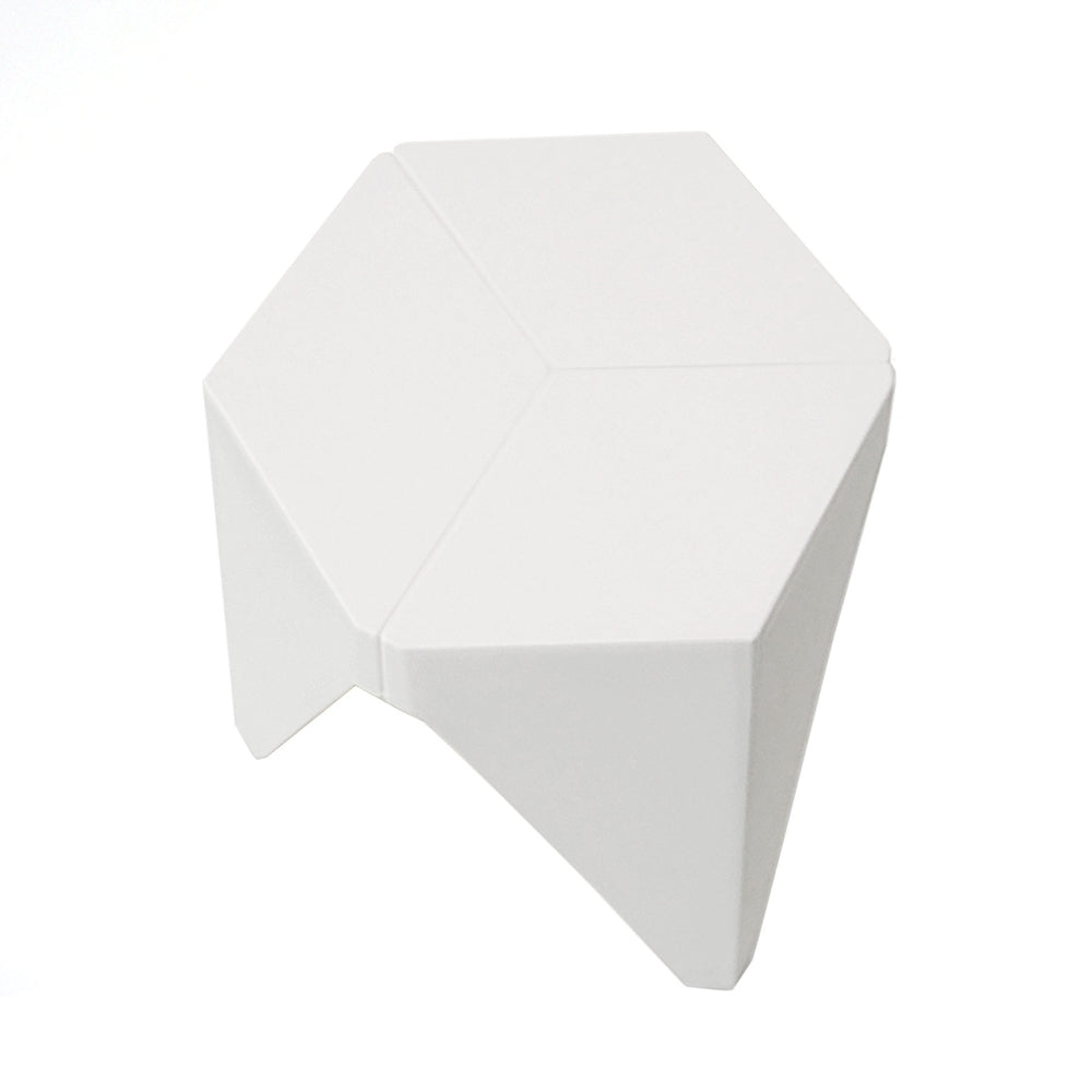 Set of 4 Nordic Stool Side Tables - White - Homecoze
