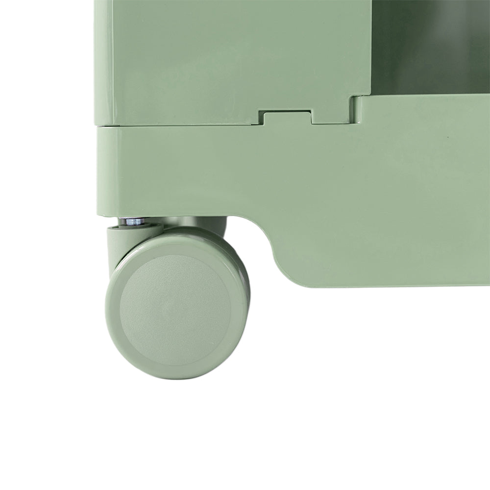5-Tier Craft Trolley | Multipurpose Storage Cart - Green - Homecoze