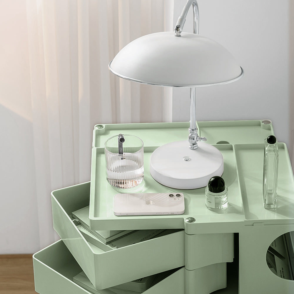 5-Tier Craft Trolley | Multipurpose Storage Cart - Green - Homecoze
