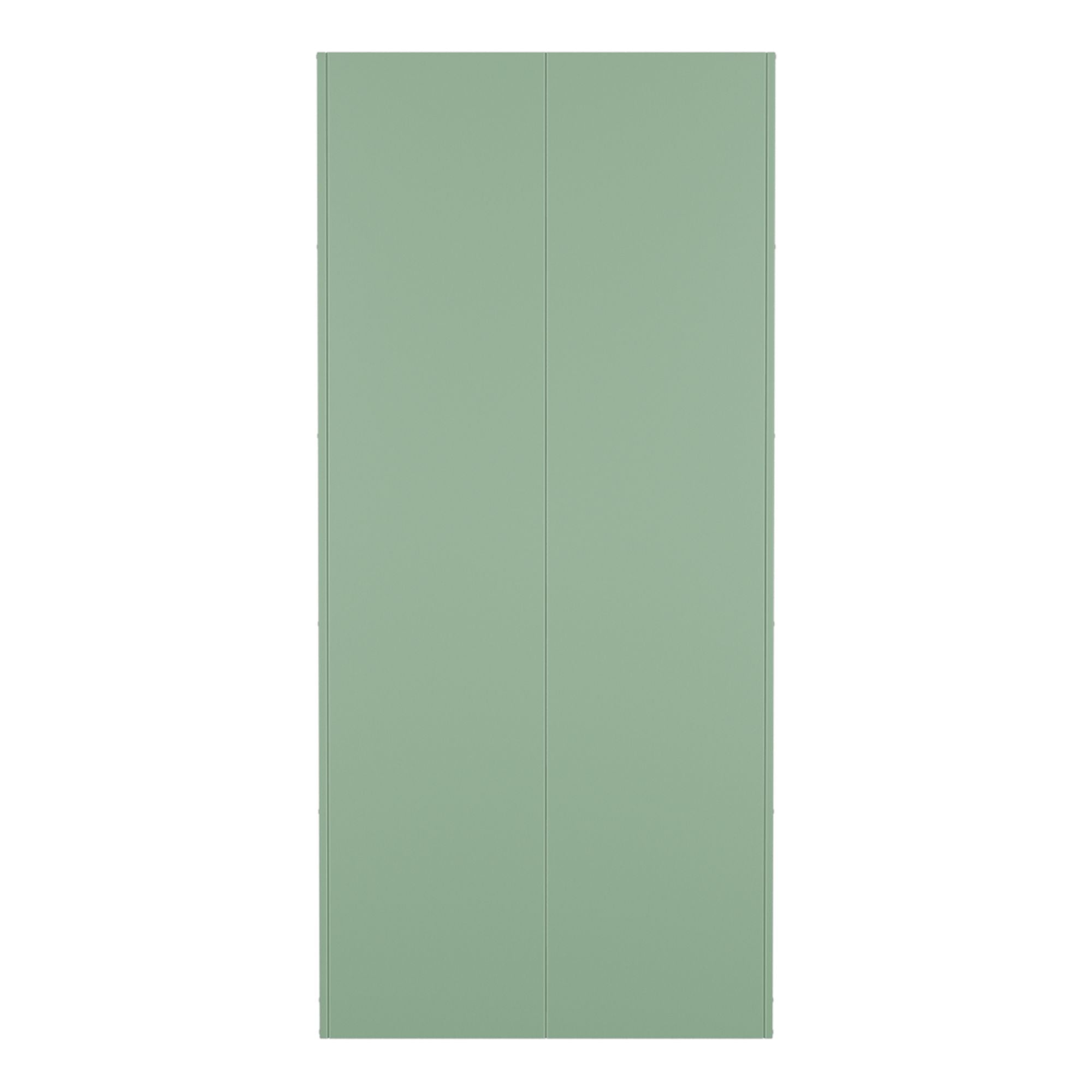 Metal Locker Bookshelf Display Cabinet - Mint Green