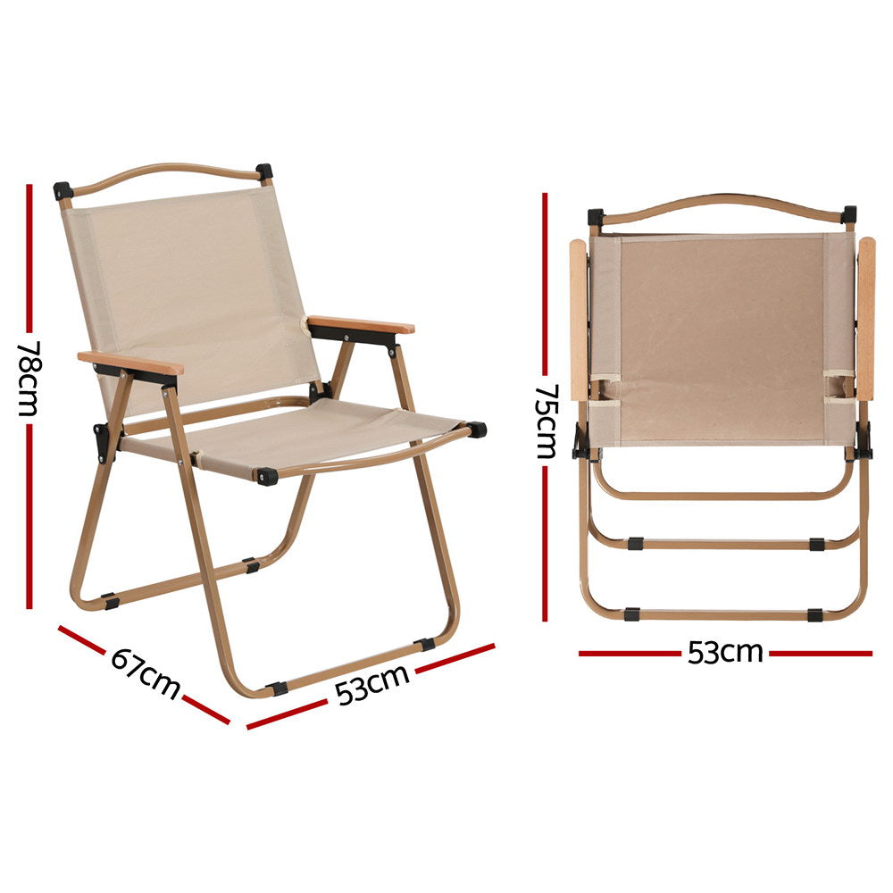 Outdoor Camping Chairs Portable Folding Beach Chair Patio Furniture - Homecoze