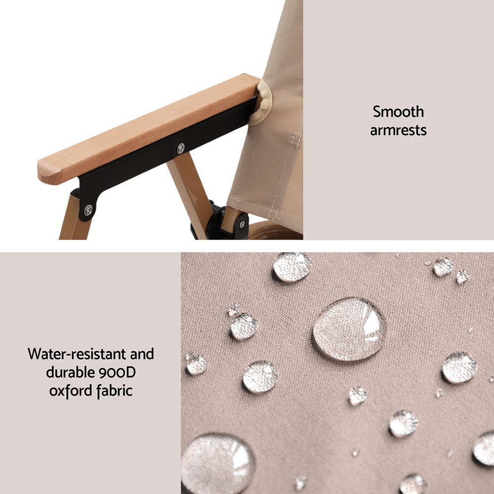 Outdoor Camping Chairs Portable Folding Beach Chair Patio Furniture - Homecoze