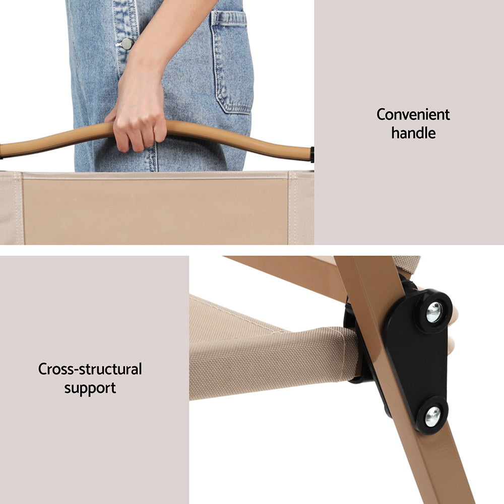 Outdoor Camping Chairs Portable Folding Beach Chair Patio Furniture - Homecoze