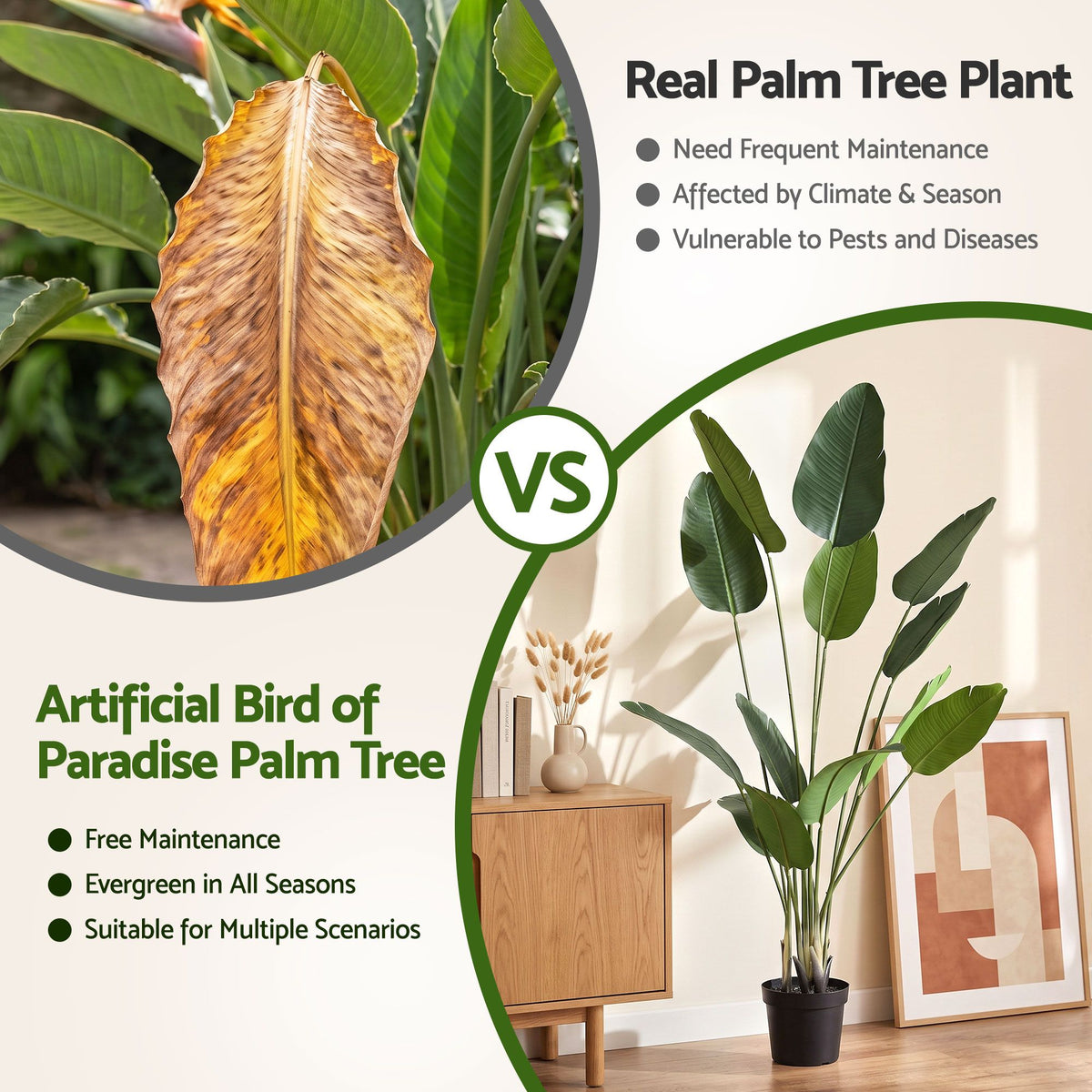 180cm Artificial Bird of Paradise Plant