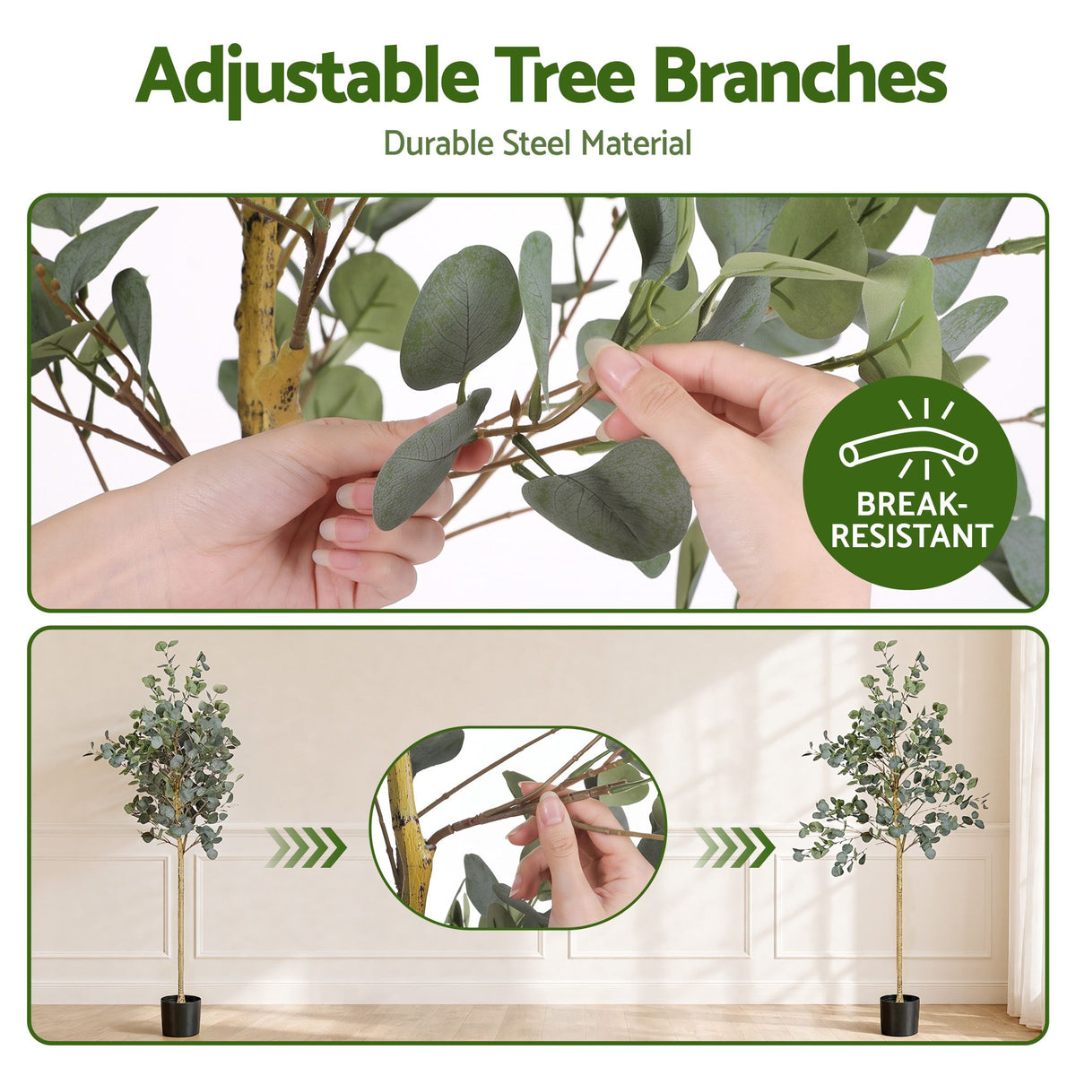 180cm Artificial Eucalyptus Tree