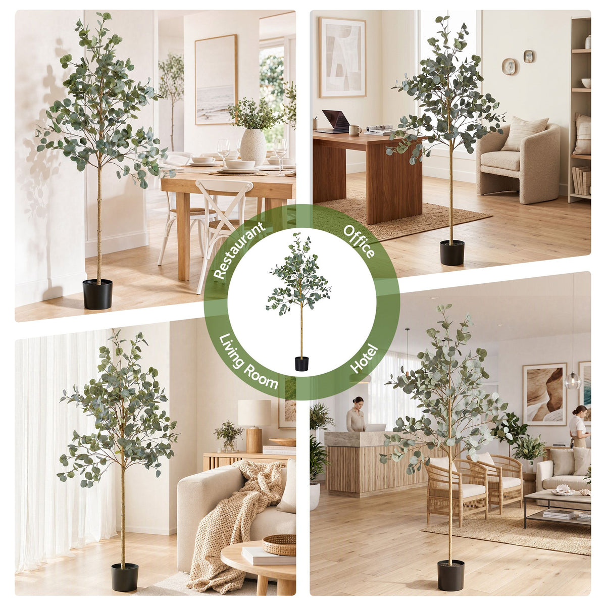 180cm Artificial Eucalyptus Tree