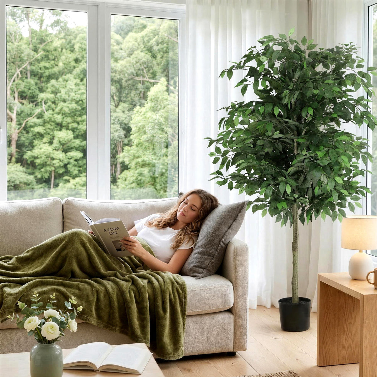 180cm Artificial Ficus Tree