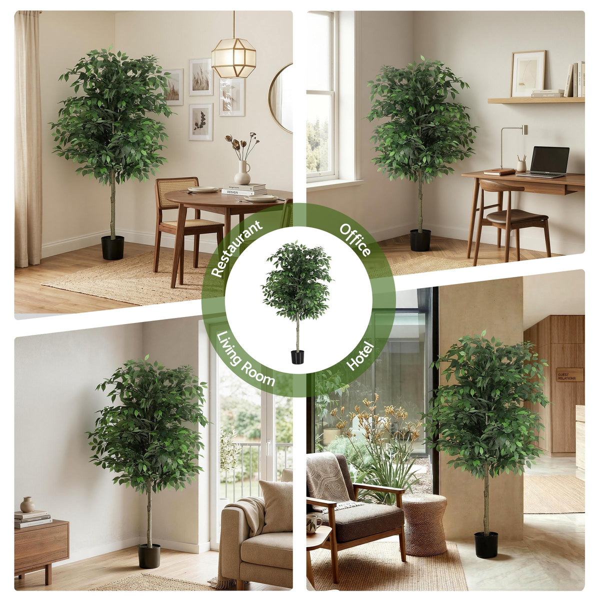 180cm Artificial Ficus Tree
