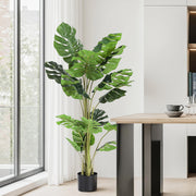 Artiss 140cm Artificial Monstera Tree Faux Trees Indoor Decor Artificial Plants Lifelike Plant 1.4M - Homecoze