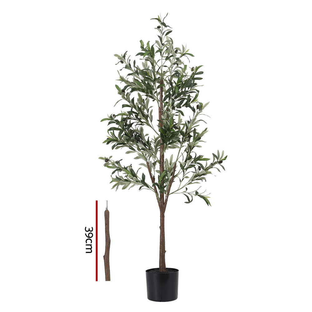 Artiss 180cm Artificial Olive Tree Faux Trees Indoor Decor Artificial Plants Lifelike Plant 1.8M - Homecoze