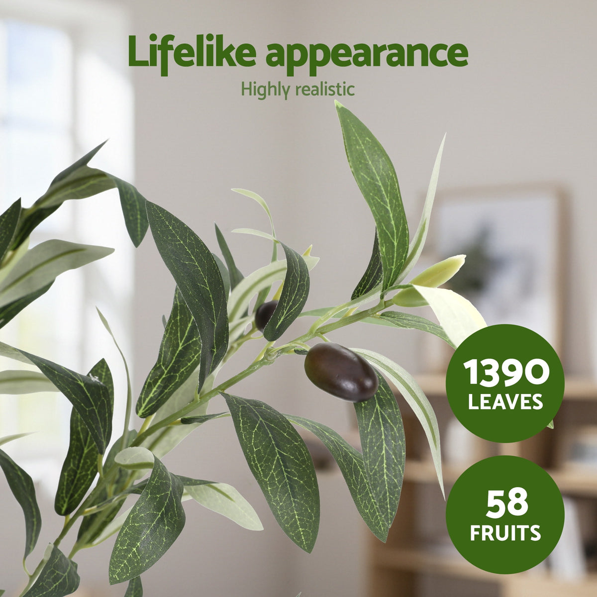 210cm Artificial Olive Tree