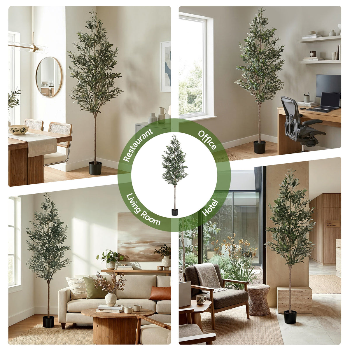 210cm Artificial Olive Tree