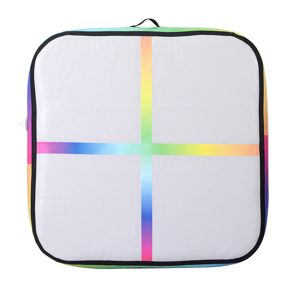 Square 1m Air Track Inflatable Gymnastics Tumbling Mat - Homecoze