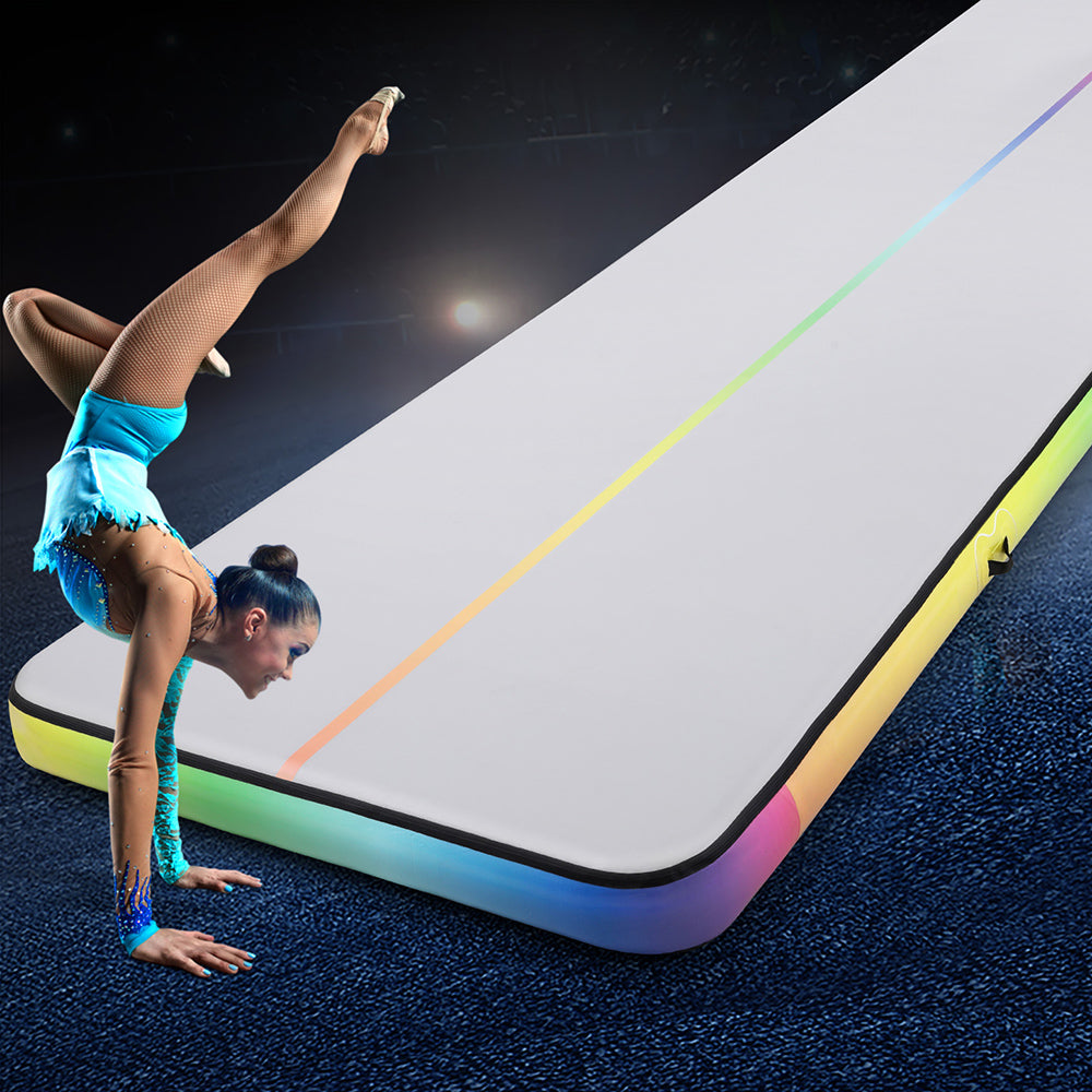 6M Air Track Gymnastics Tumbling Inflatable Exercise Mat 20cm Thick - Homecoze