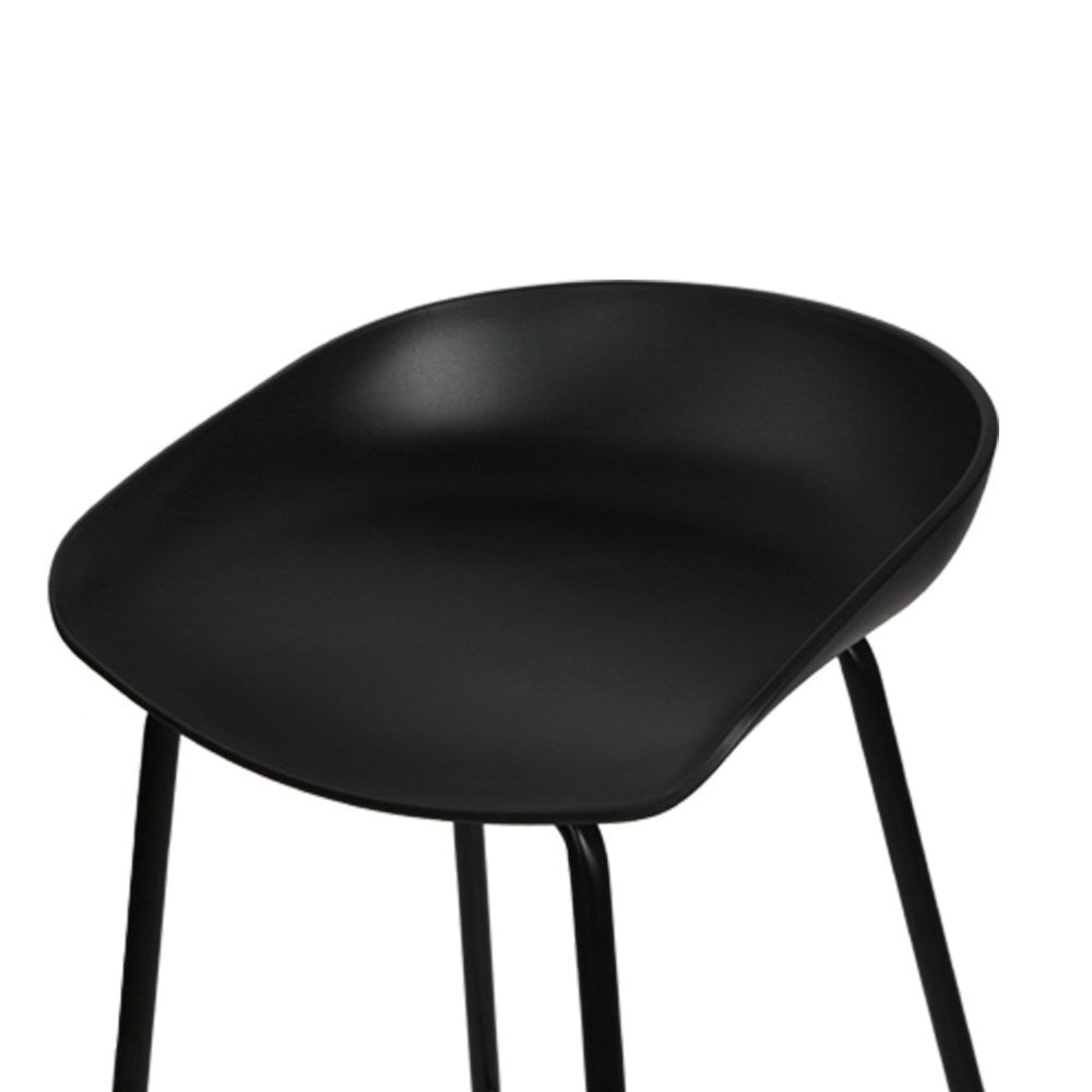 Soren (Set of 2) Bar Stools 67cm - Black - Homecoze
