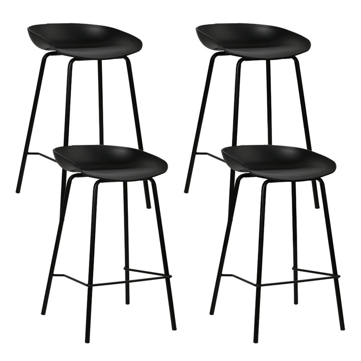 Soren (Set of 4) Bar Stools 67cm - Black - Homecoze