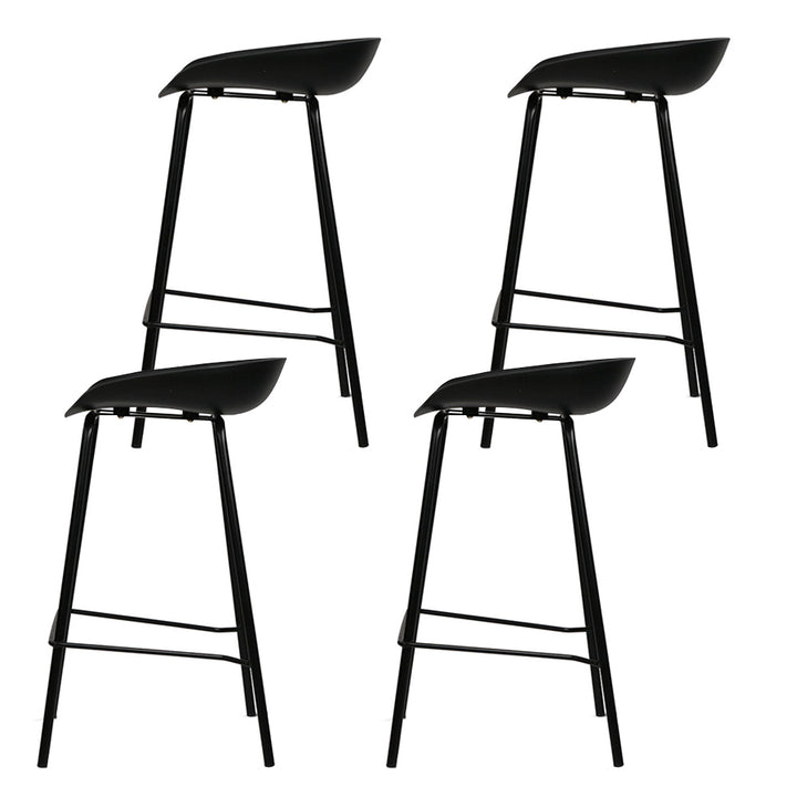 Soren (Set of 4) Bar Stools 67cm - Black - Homecoze