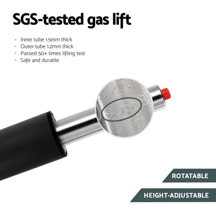 Quentin (Set of 4) Vintage PU Leather Bar Stools - Black - Homecoze