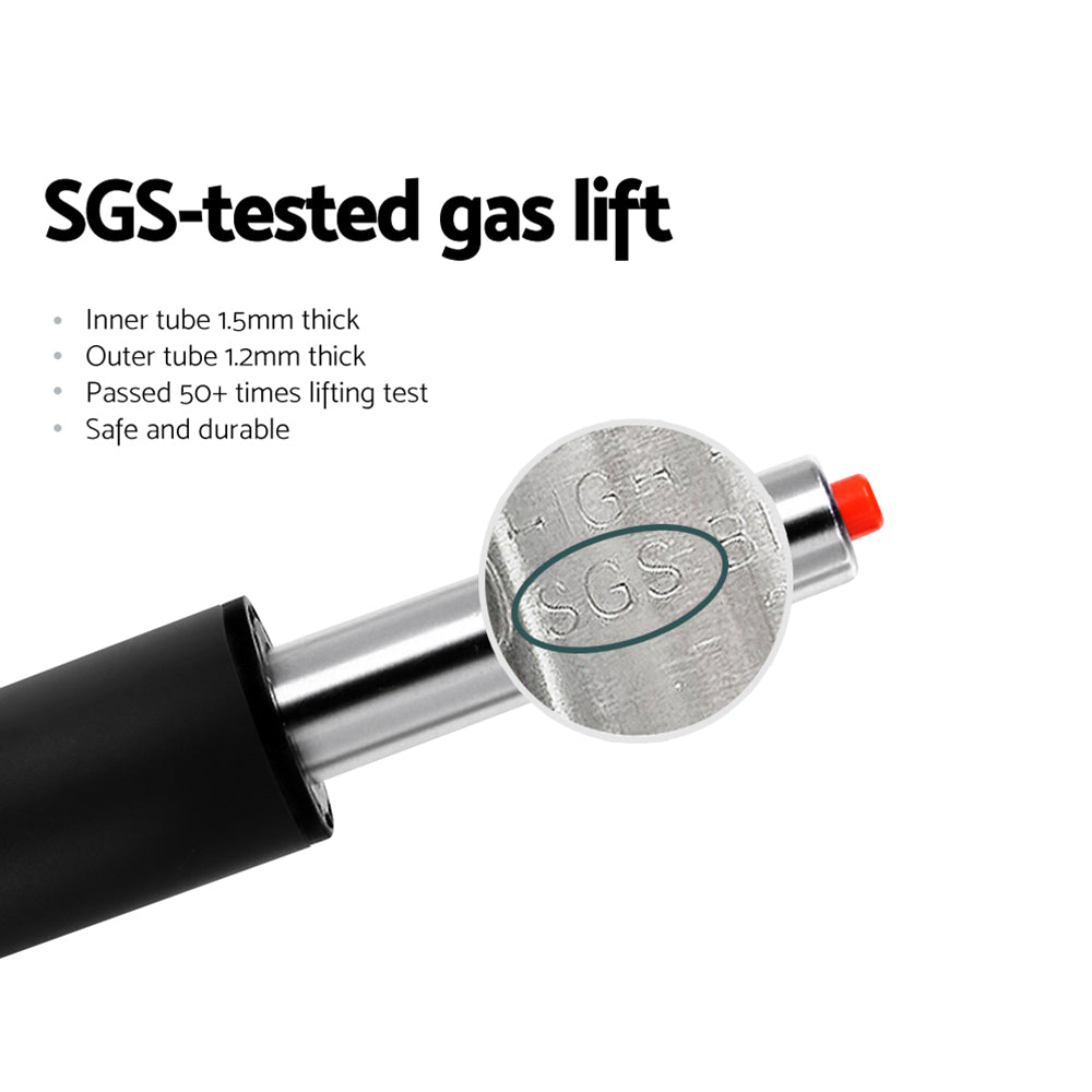 Cameron (Set of 2) PU Leather Bar Stools - White - Homecoze