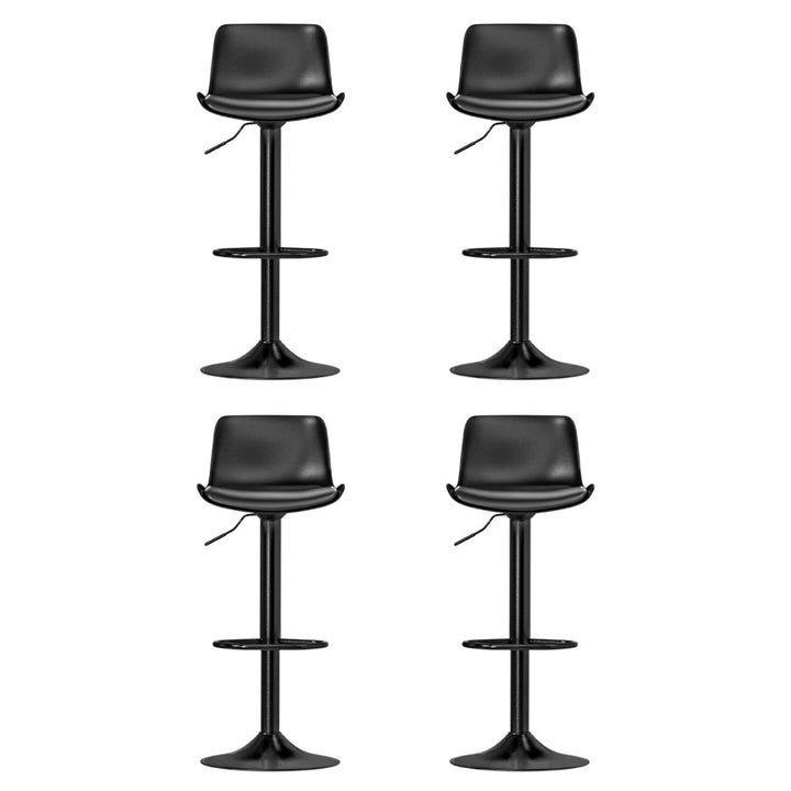 Jamie (Set of 4) Contemporary Bar Stools - Black