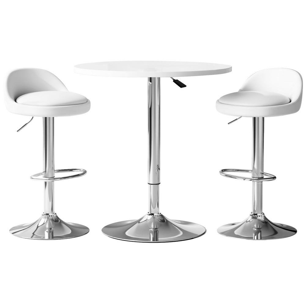 Artiss Bar Table and Stools Set Dining Desk Kitchen Chairs Cafe Pub - Homecoze
