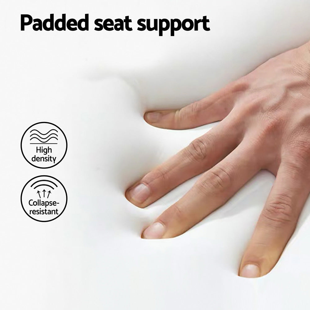 Milla (Set of 2) Rattan Bar Stools 64cm - Walnut - Homecoze