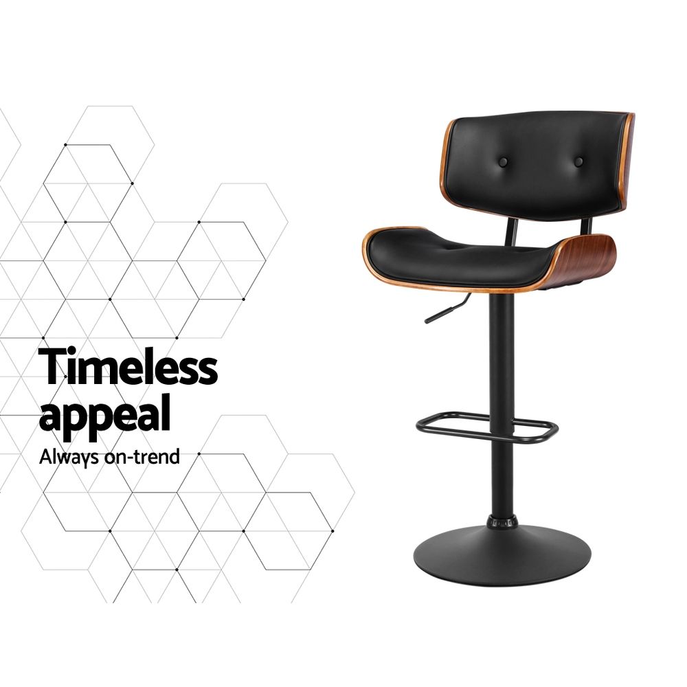 Jordan (Set of 3) Adjustable Bar Stools - Black
