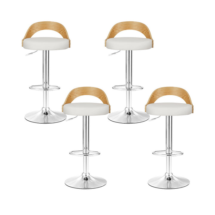 Florence (Set of 4) Bar Stools - White - Homecoze