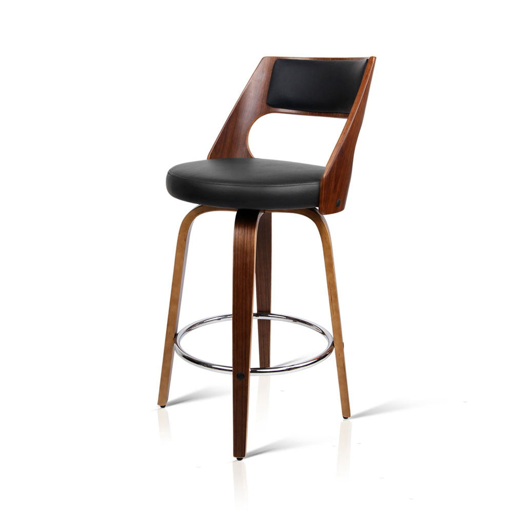 Hayden (Set of 2) Bar Stools 65cm - Brown - Homecoze