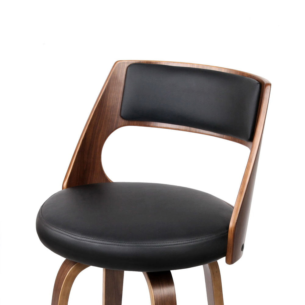 Hayden (Set of 2) Bar Stools 65cm - Brown - Homecoze