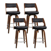 Rowan (Set of 4) Bar Stools 76cm - Brown - Homecoze