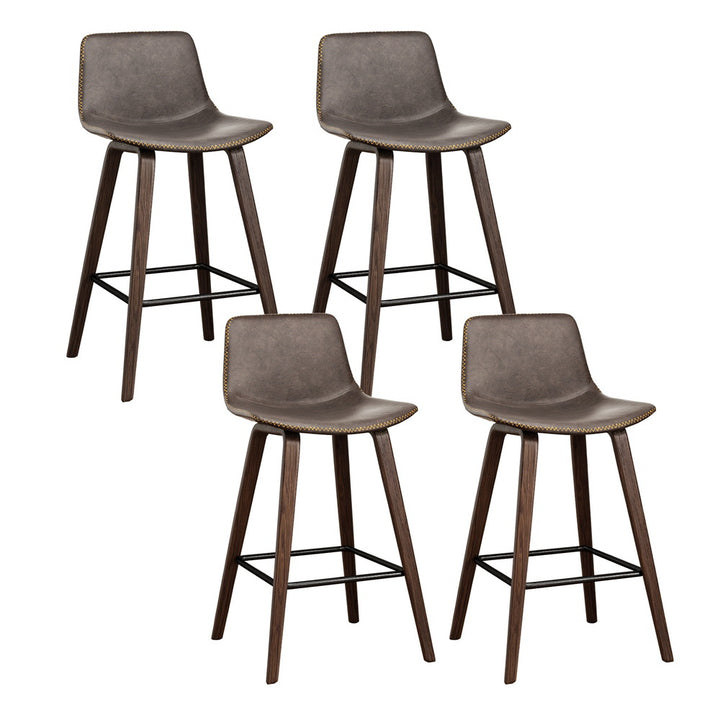 Peyton (Set of 4) Bar Stools 68cm - Brown